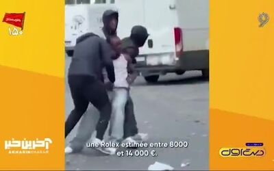 فیلمی از حمله هولناک سارقان به یک فوتبالیست